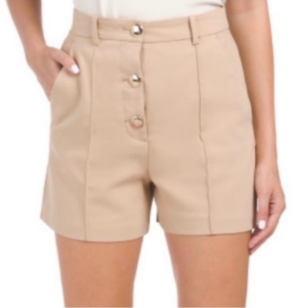 Zara‎ Women’s High Waist Tan Shorts Size S